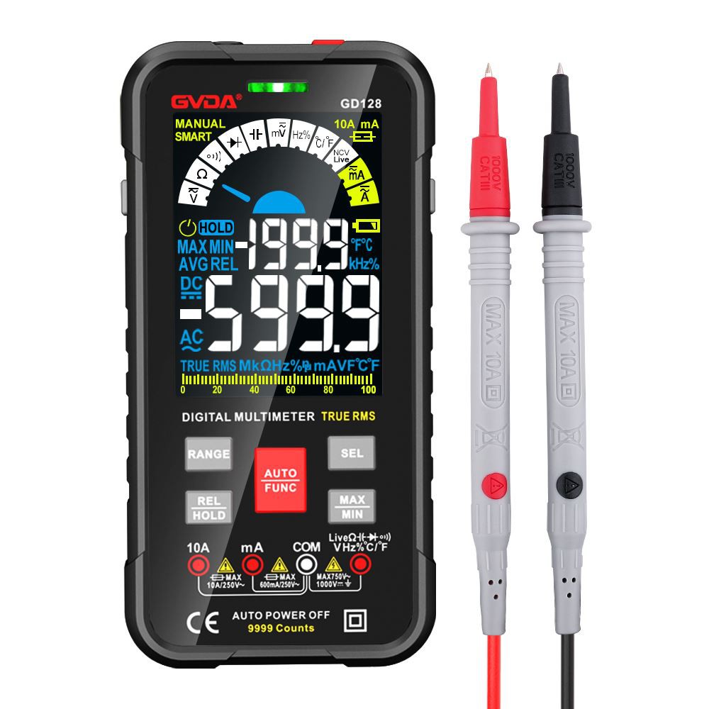 Bizning GVDA GD128 Professional Smart Multimetr avtomatik diapazoni uchun yax...